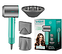 Фен для волосся VGR V-440 3 рівні обдування 3 рівні температури 11000 RPM (3 насадки), фото 2