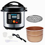 Мультиварка скороварка Hoffmans HM-719 з дисплеєм на 14 програм електрична 8л для дому 1600 Вт, фото 9