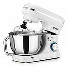 Тестоміс міксер планетарний KERCH FERRO White 1700 Вт, 8 рівнів швидкості, чаша 4,5 л з нержавної сталі, фото 2