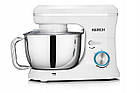 Тестоміс міксер планетарний KERCH FERRO White 1700 Вт, 8 рівнів швидкості, чаша 4,5 л з нержавної сталі, фото 3