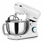 Тестоміс міксер планетарний KERCH FERRO White 1700 Вт, 8 рівнів швидкості, чаша 4,5 л з нержавної сталі, фото 5