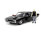 Машина металева Jada "Форсаж" Додж Чарджер (1970) з фігур. Доменіка Торетто (9335907314R00), фото 4