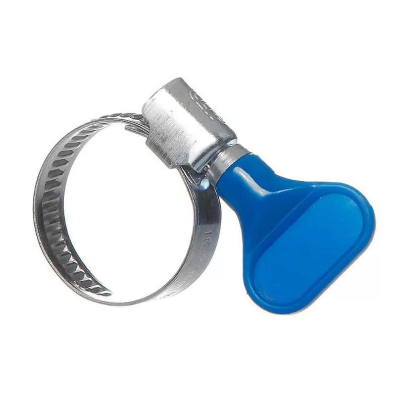 Хомут черв'ячний W1 32-50, хомут з ключем "метелик", хомут з ручною затяжкою,
хомут для шланга, фото 1