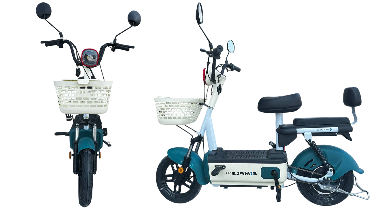 Електровелосипед IDemo Junior E-Motion Simple PRO GR50-L 500W- 48V-15Ah LiFePo4 шини 14"/14" дешево купити