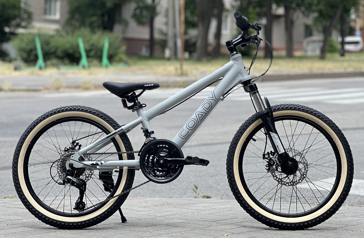 Дитячий велосипед 20" Ardis MTB AL COADY 10", сірий на зріст 110-125 см, фото 1