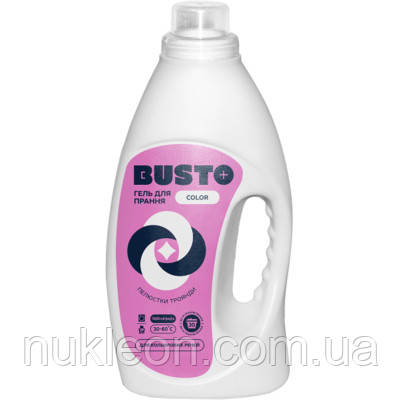Популярний! Гель для прання Busto Color Пелюстки троянди 1.5 л (4820178065450) - Краща якість тільки на Nukleon.com.ua, фото 1