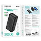 Зовнішній акумулятор Power Bank Borofone BJ56B 30000 мАг із швидкою зарядкою QC3.0 + PD22.5W, чорний, фото 6
