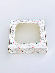 Коробка для пряників із віконцем 20*20 см Літо