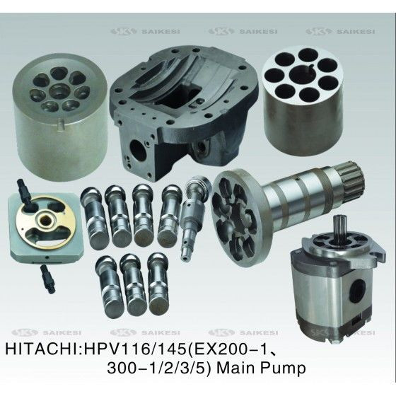 Ремонт гідромоторів та гідронасосів HITACHI