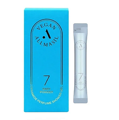 Пробник гелю для душу з ароматом дитячої присипки Allmasil 7 Ceramide Perfume Shower Gel Baby Powder,8ml