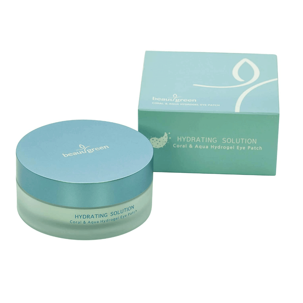 Великі гідрогелеві патчі з коралами та морською водою XXL BEAUUGREEN Hydrogel Coral&Aqua Eye Patch, 60 шт., фото 1