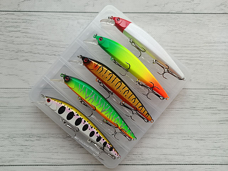 Набір Воблер Rerange 110sp 110мм\15g 5шт в коробці, фото 2