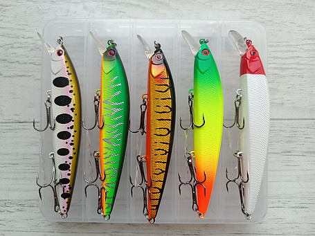 Набір Воблер Rerange 110sp 110мм\15g 5шт в коробці, фото 1