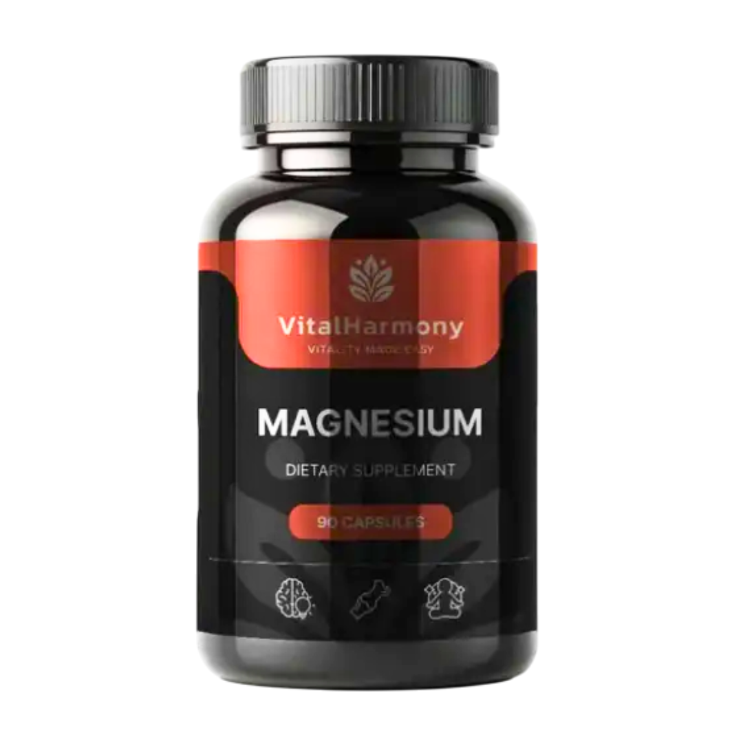 Цитрат магнію Magnesium citrate VitalHarmony 90 капсул, фото 1