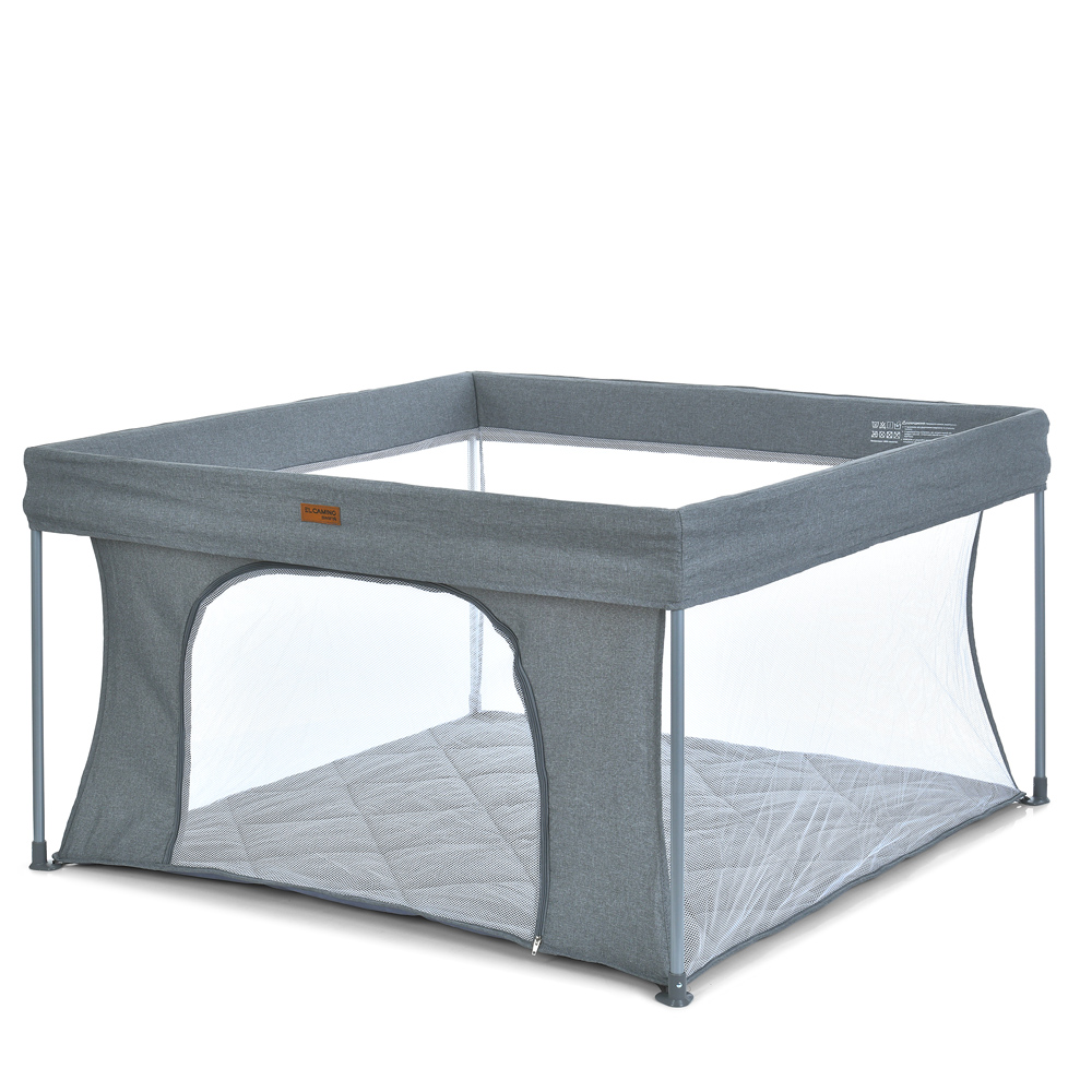 Манеж прямокутний El Camino ME 1196 SWIFT 4, Dark Gray, фото 1