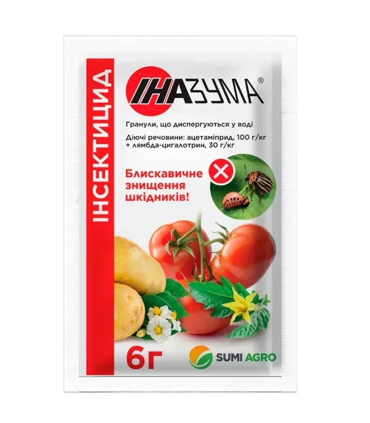 Інсектицид Іназума 6 г SumiAgro — ефективний засіб від шкідників
