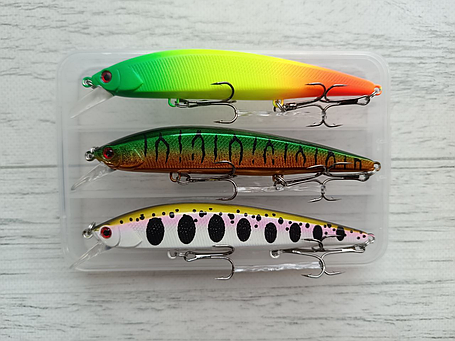 Набір Воблер Rerange 110sp 110мм\15g 3шт в коробці, фото 2