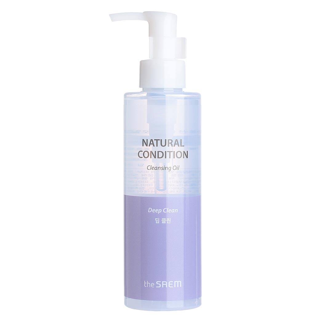 Гідрофільна олія The Saem Natural Condition Cleansing Oil Deep clean 180 ml, фото 1