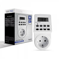 Розетка з таймером електронним Hi-Tech TM22 16A тижнева (релє часу)