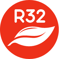 Холодоагент R32 захищає озоновий шар. Він більш екологічний і енергозберігаючий, за рахунок чого впроваджується нова ідея захисту навколишнього середовища R32 - «ECO Security»