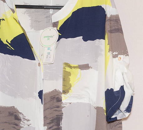 Жіноча блузка, стильна вільного крою 4XL,5XL,6XL,7XL, фото 4