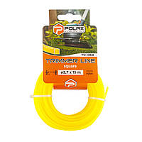 Жилка для тримера "Квадрат" 2,7 мм Polax 15 м (70-063)