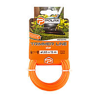 Жилка для тримера "Зірка" 1,65 мм Polax 15 м (70-070)