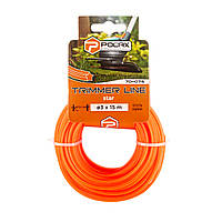 Жилка для тримера "Зірка" 3 мм Polax 15 м (70-074)