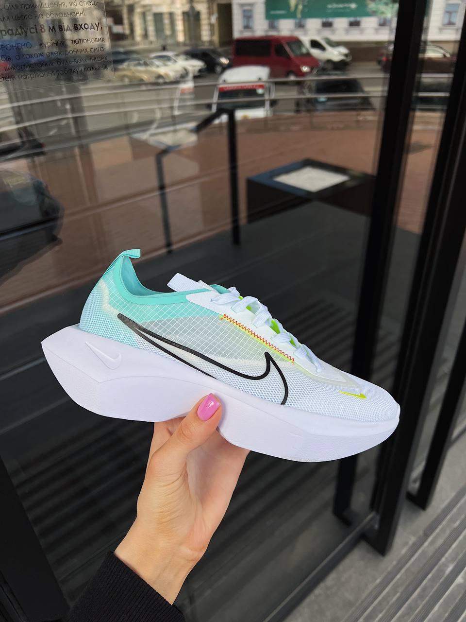 Жіночі кросівки Nike Vista Lite Blue white Yellow Найк Віста білі з синім сітка літні