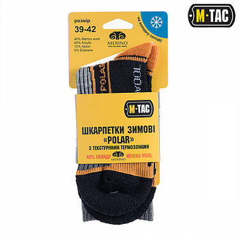 M-TAC ШКАРПЕТКИ POLAR MERINO 40% BLACK