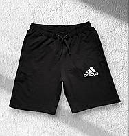 Чоловічі трикотажні шорти з логотипом, маломірять, орієнтов. на р.M, див.на заміри в описі