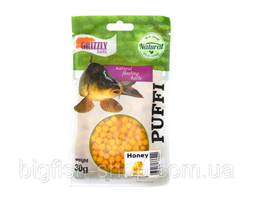 Повітряне тісто Grizzly Puffi Мед (30 гр.)
