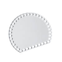 Комплект до в'язаної сумки з акрилу прозорий