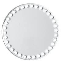 Дно до в'язаної сумки з акрилу прозорий