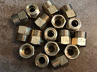 Перехідник балонний нарізний зі СП21,8 на G3/4 латунний, виключно на балони із СО2 (виробництво Китай)