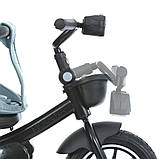 Дитячий триколісний велосипед-коляска з батьківською ручкою El Camino ME 1193 MODENA Cloud Blue, фото 3