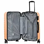 Валіза з ABS пластик розміру L Wings SWAN на колесах 97 л, телескопічна ручка, замок TSA, колір зелений, фото 5