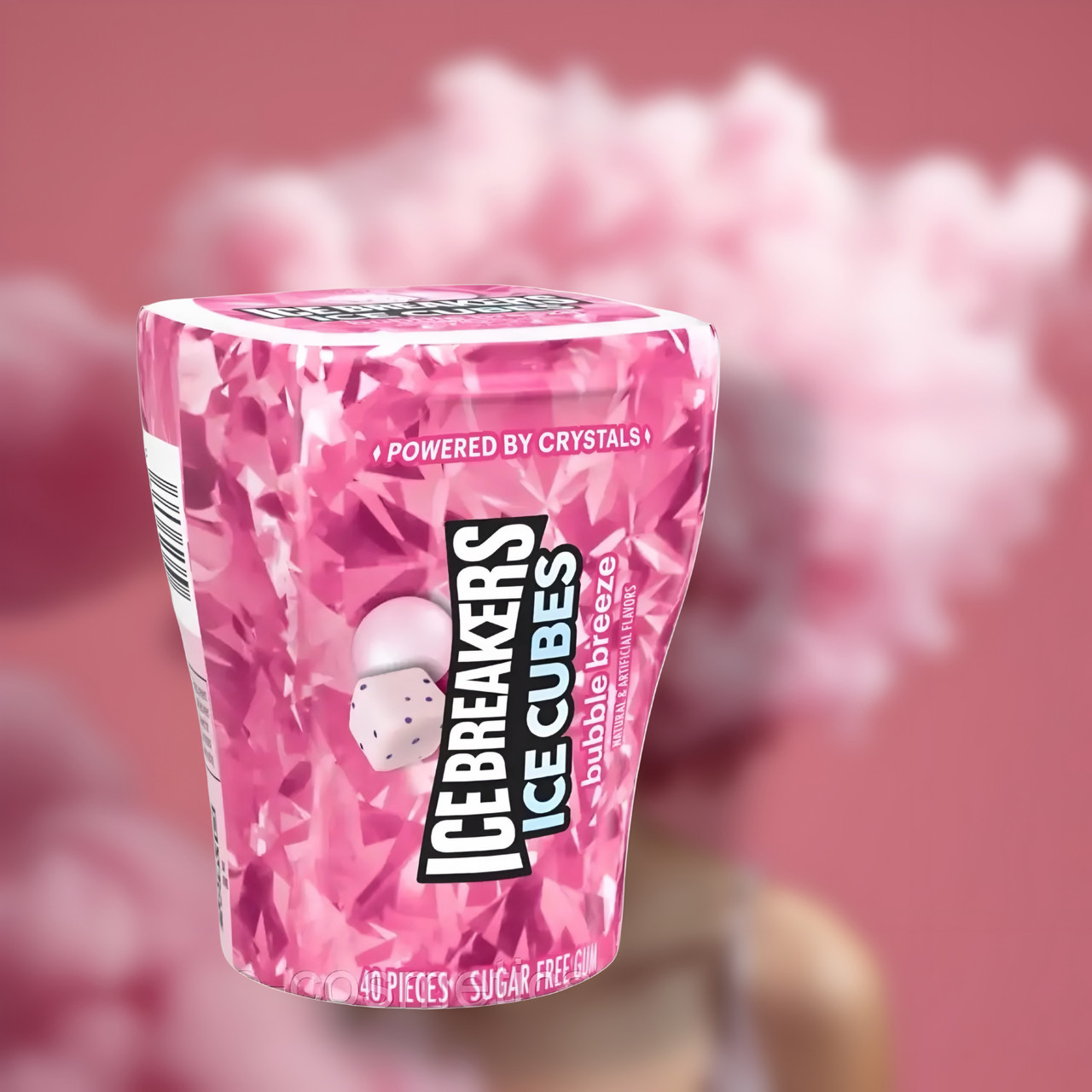 Жувальна гумка "Жвачка" ICE BREAKERS ICE CUBES Bubble Breeze Sugar Free Chewing Gum 40