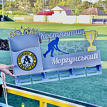 Медальниця. Медальниця хокеїсту. Полиця для кубків хокей. Медальниця для хокеїста. Полка нагороди хокей