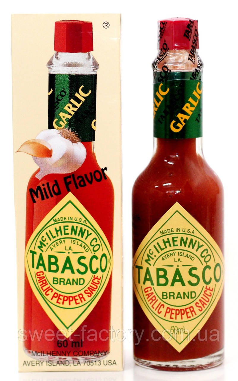 Соус Tabasco Garlic Pepper Sauce 60ml, фото 1