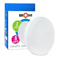 LED лампа GX53 8W 4500K BIOM BT-595