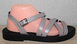 Босоніжки шкіряні літні від виробника модель ШЛ25-305-1