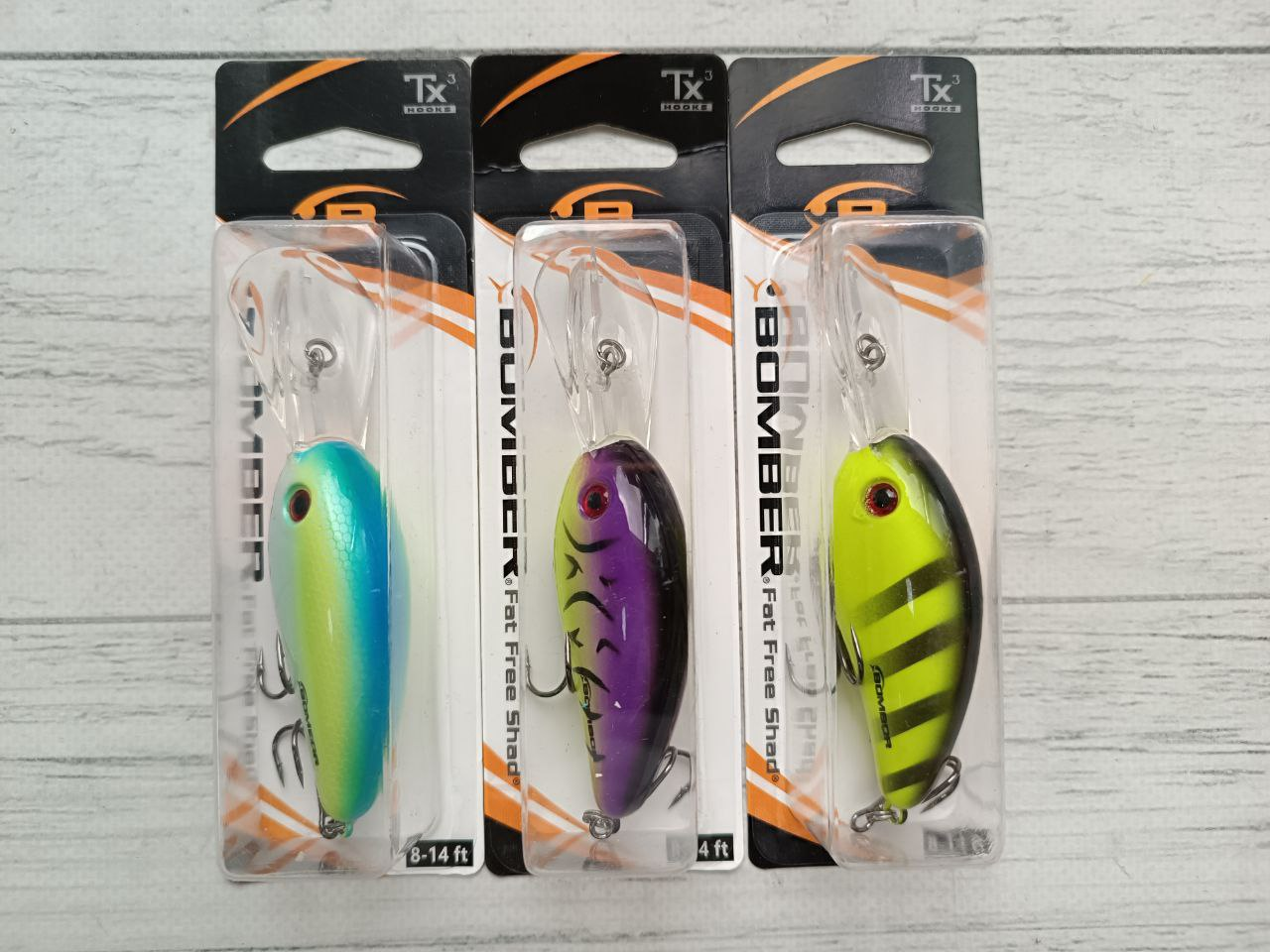 Воблер Bomber Fat Free Shad SP 65mm\16,5g Набір 3шт