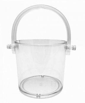 Відерце для льоду прозоре 1л Відро полікарбонат Відро для льоду пластик Відро для вина Кулер для льоду, фото 1