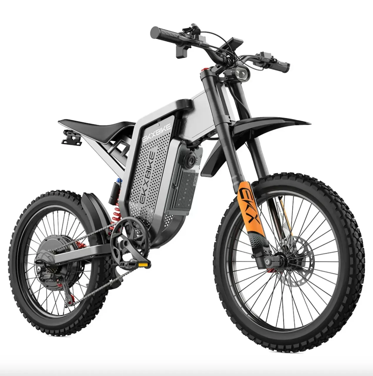 Електромотобайк EKXBike для бездоріжжя EKXBike X21 Max 5000W-60V-30Ah Li-ion шини 70/100-19"/19" купити дешево