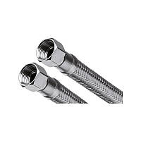 Шланг для води в оплетінні з нерж. сталі , прохід 12мм. в/в, 1/2, 30 см, Invena WS-40-030 Mega tech