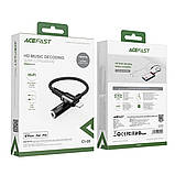 Кабель-перехiдник ACEFAST C1-05 Lightning to 3.5mm aluminum alloy headphones adapter cable Gray, фото 3