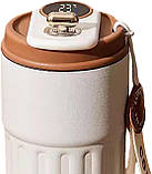 Зручна кавова термочашка з кришкою — ідеальна для офісу та авто, фото 4