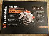 Пила циркулярна дискова ручна електрична TEKHMANN TSC-2090 для столярних робіт (ГАРАНТІЯ 3 РОКИ!), фото 7