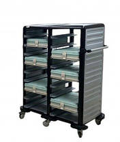 Візок для термопідносів 6 коліс Візок для транспортування термопідносів Візок для термоконтейнерів, фото 5